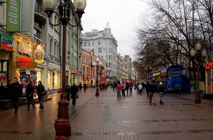 Улица Старый Арбат.