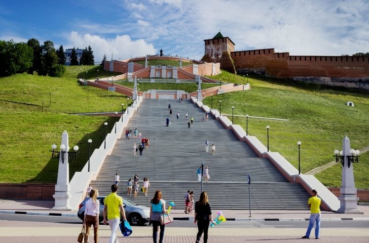 Чкаловская лестница.