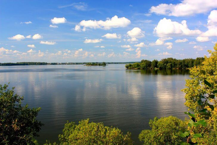 Угличское водохранилище.