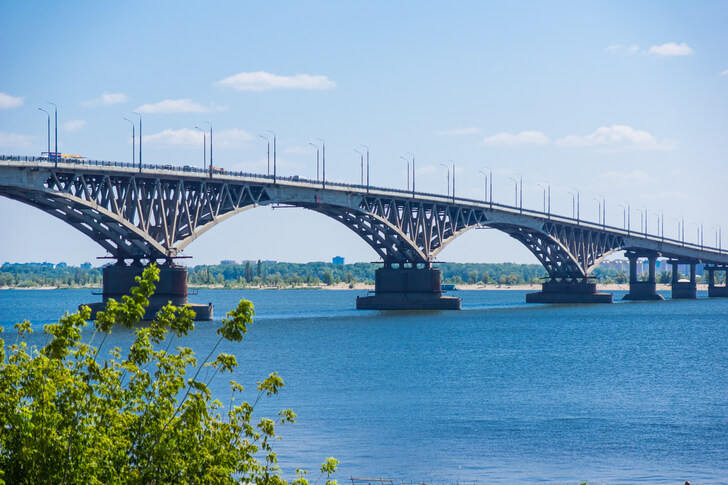 Саратовский мост.