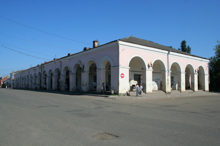 Торговые ряды.