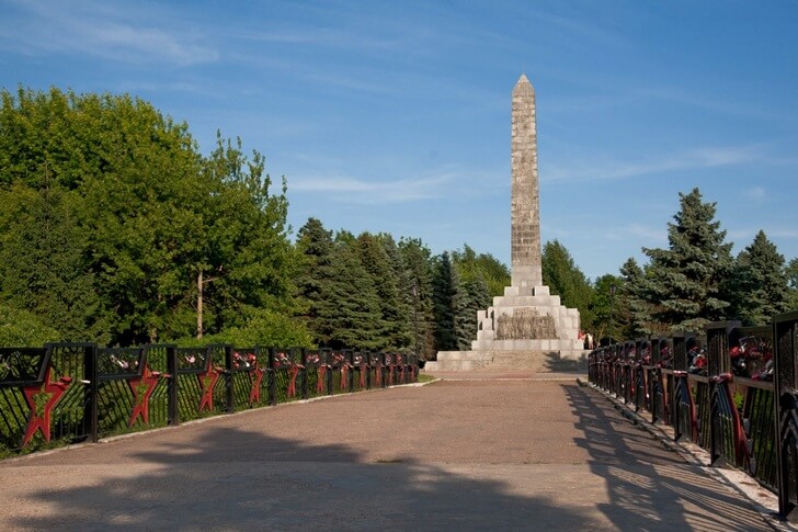 Обелиск освободителям Ржева.